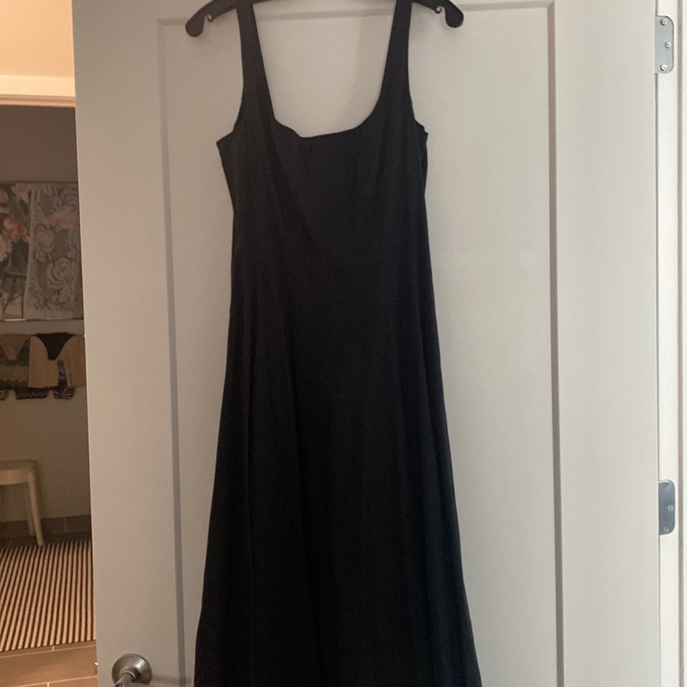 Staud black Wells dress